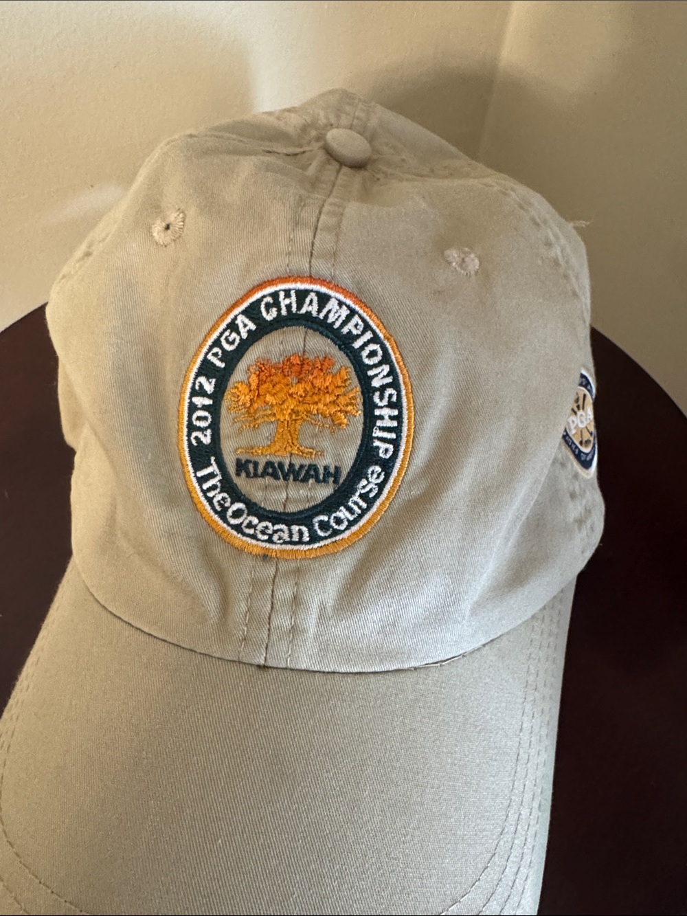 Kiawah 2012 PGA Championship Beige Baseball Hat